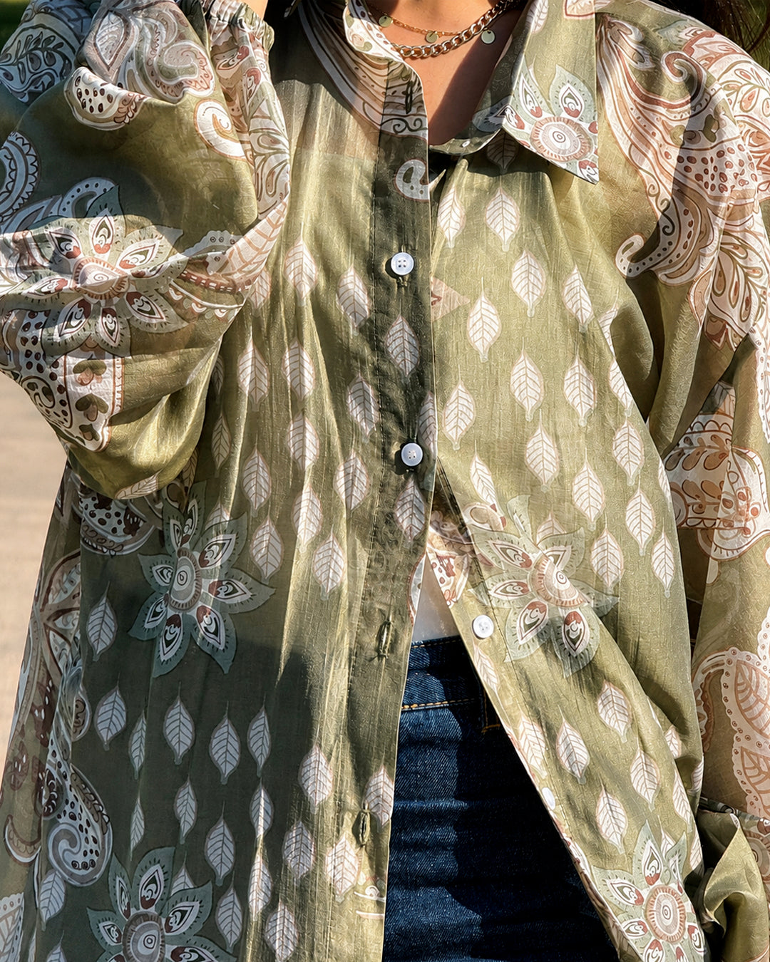 Sage Shirtdress