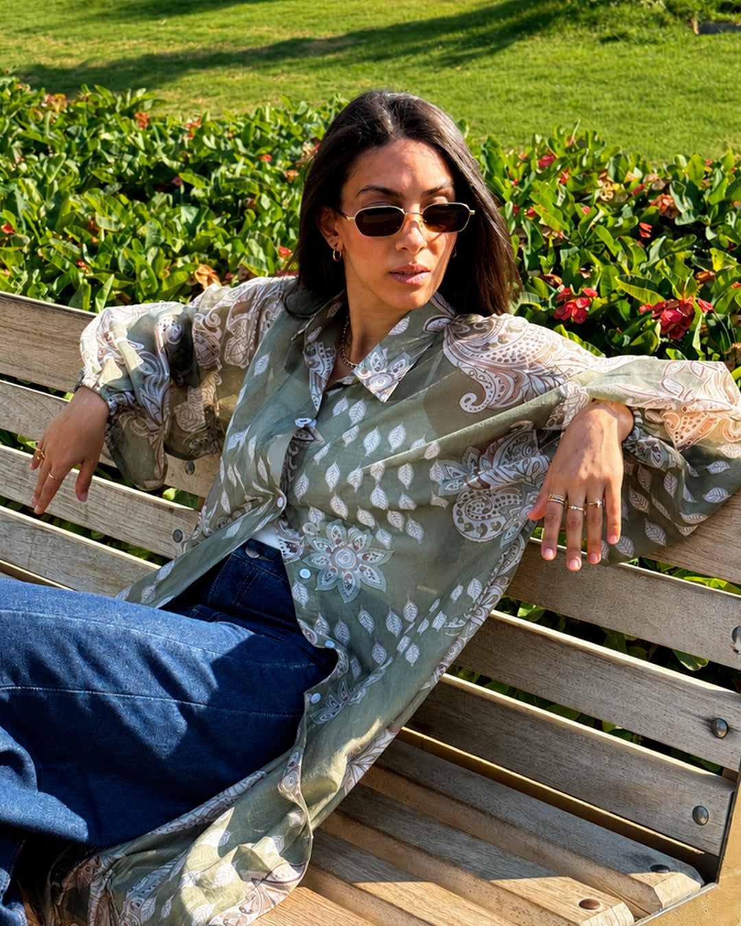 Sage Shirtdress
