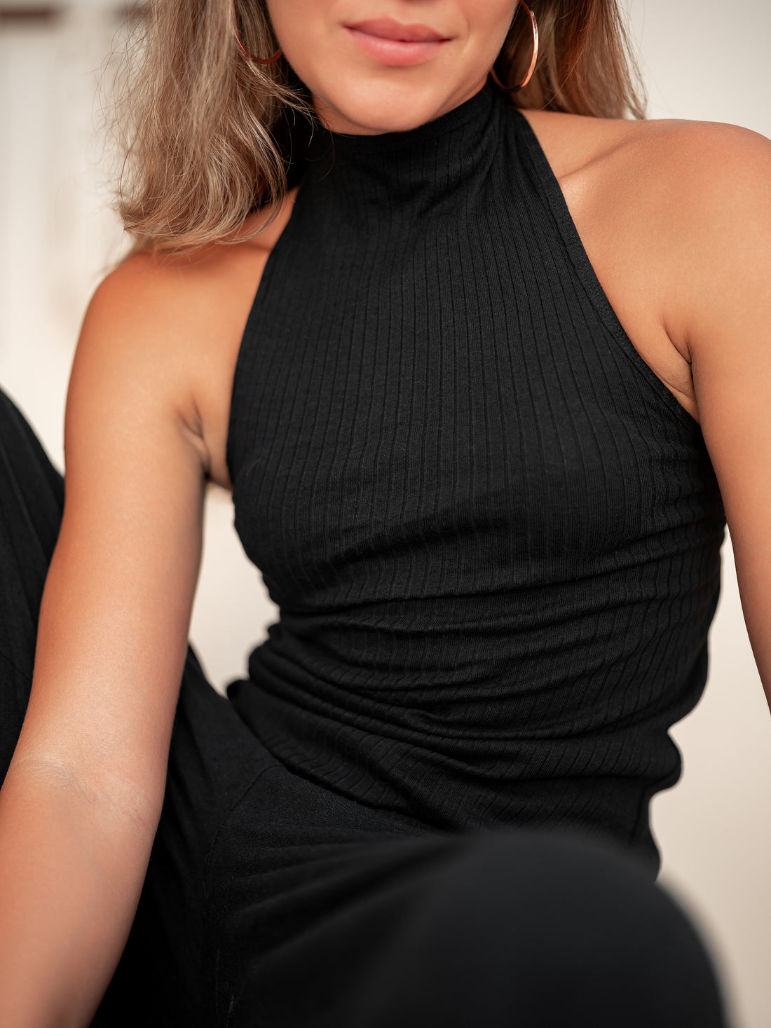 Sleek Neck Top