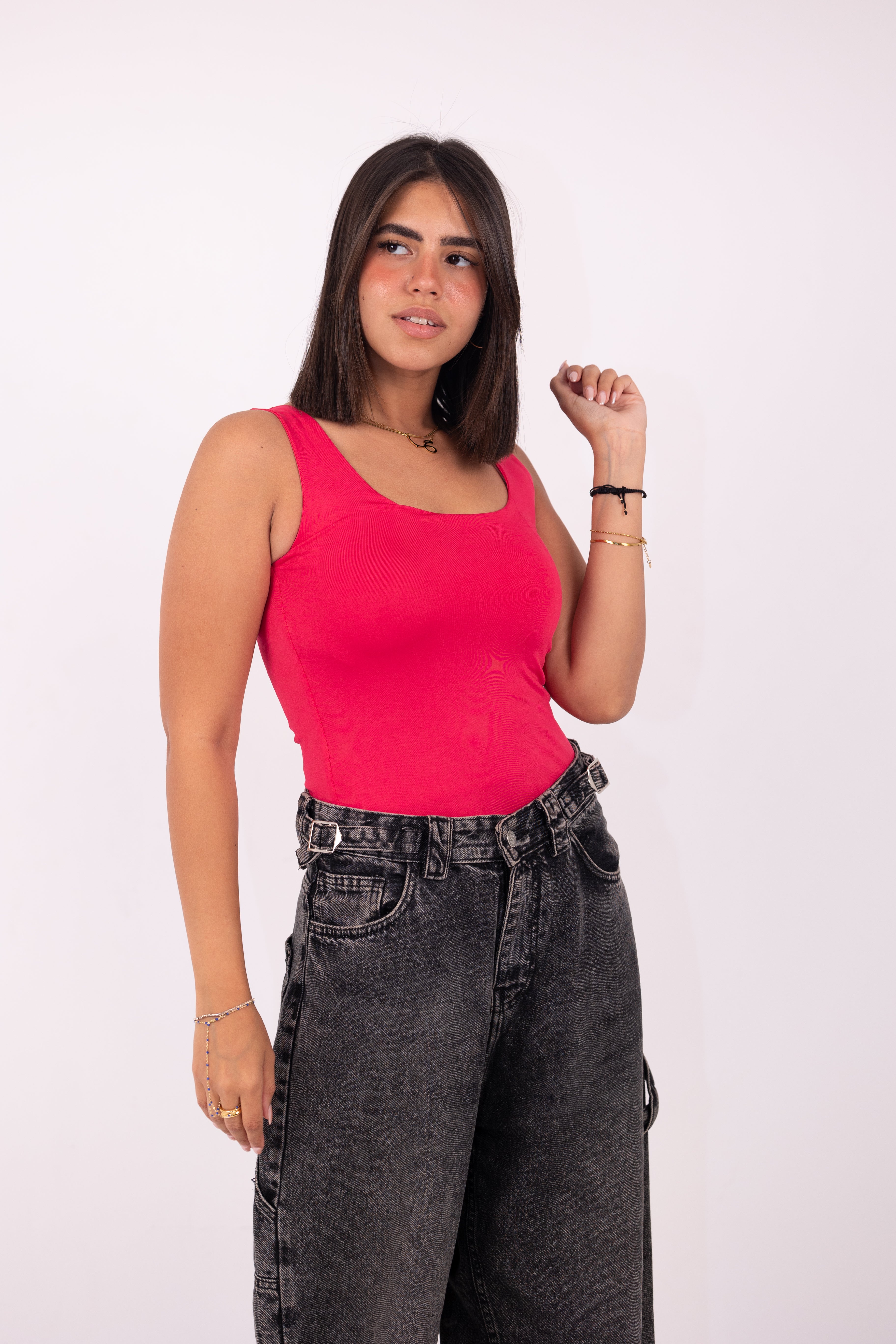 Basic Top in fushia
